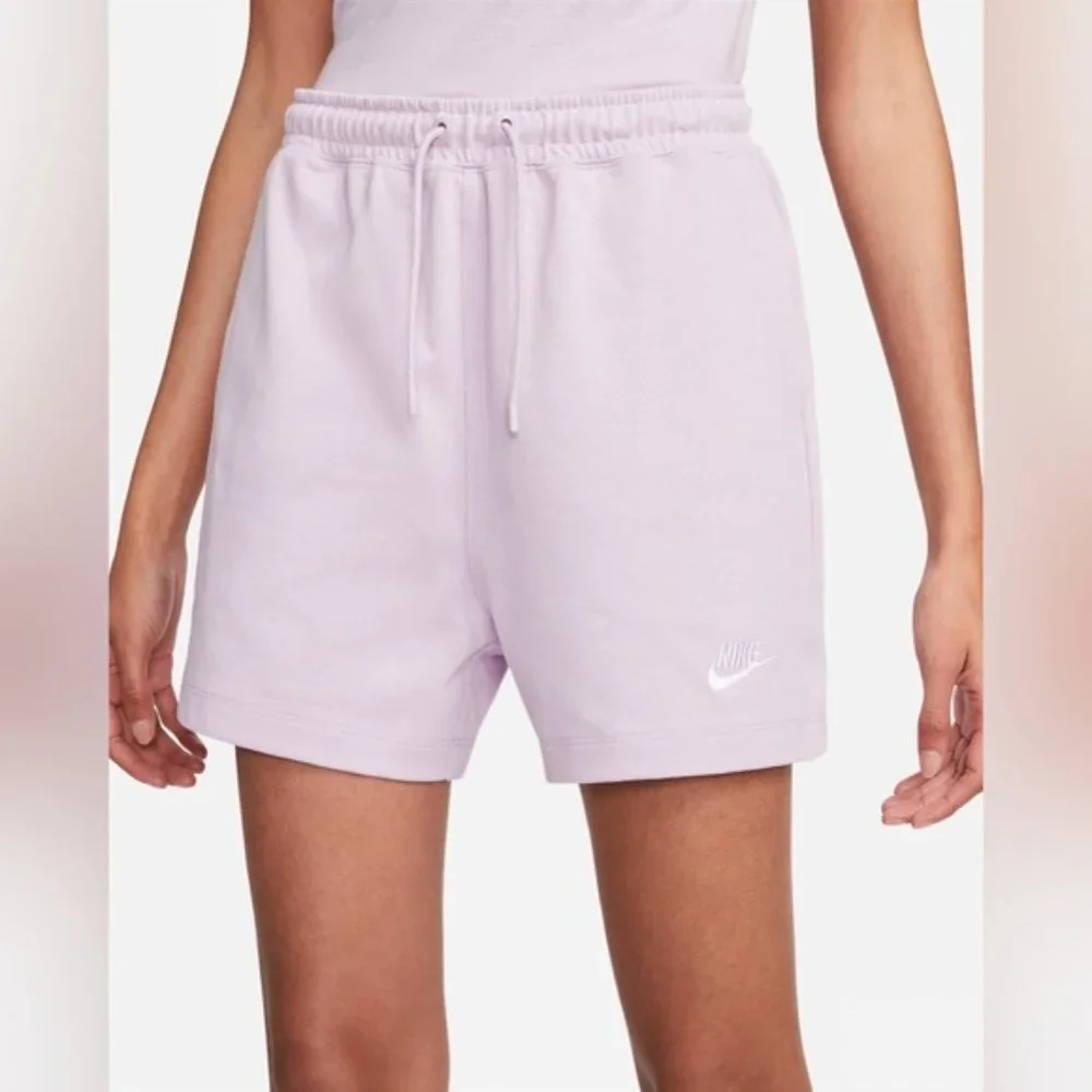 Nike Jersey Shorts Women's Size Medium Lilac‎ Purple Vintage Sweat Short Cotton